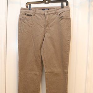 Bandolino MADE IN JORDAN Khaki Straight Leg Pants